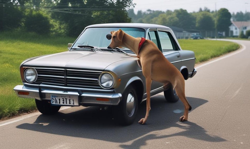 A Children's Treasury Of Rightwing Dogs Who Caught The Arizona Abortion Ban Car