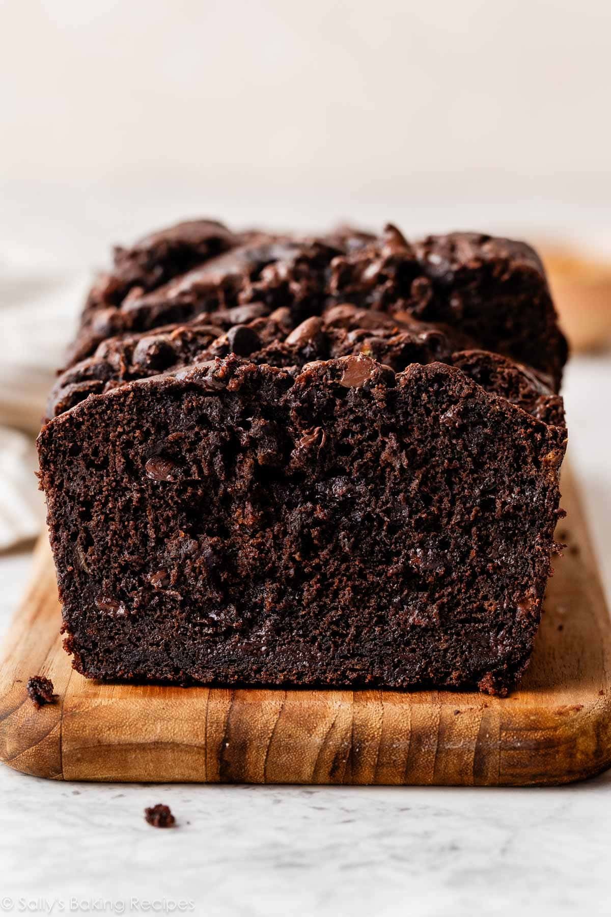 Double Chocolate Banana Bread (Moist For Days!) - Sally's Baking Addiction