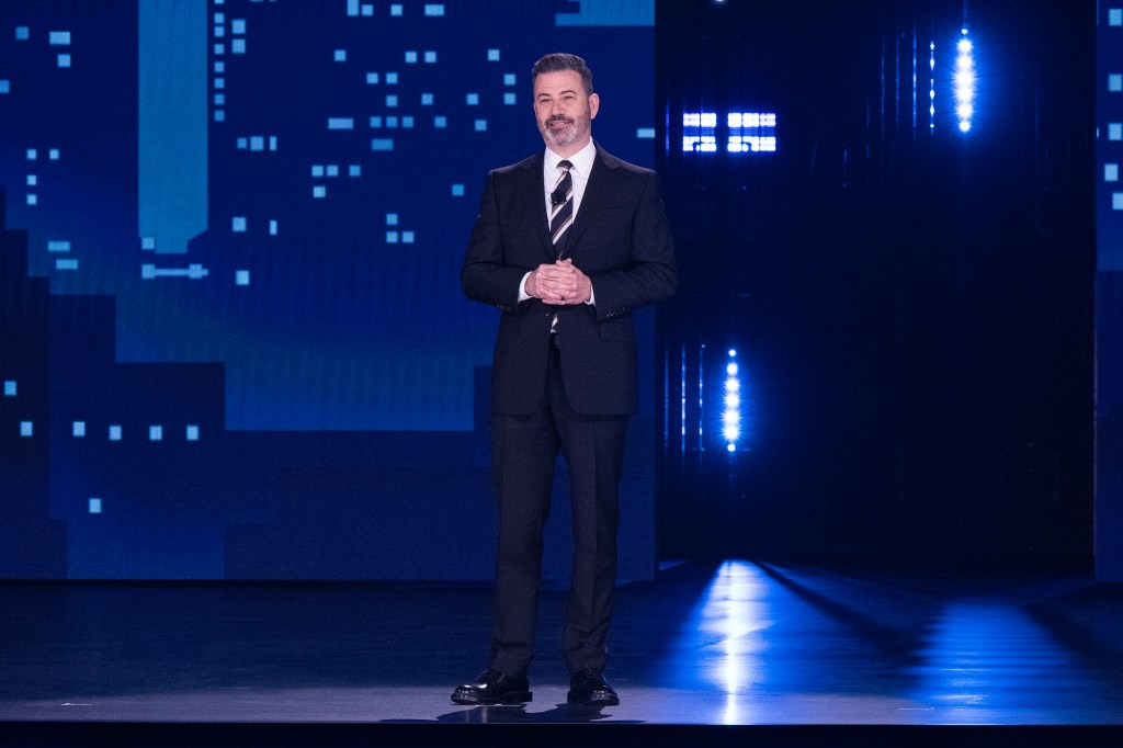 Jimmy Kimmel Targets Bob Iger, ‘Blue Bloods,’ P Diddy & Golden Bachelorette At Disney Upfront: “A Game Show Where You Can Win An Old Lady”