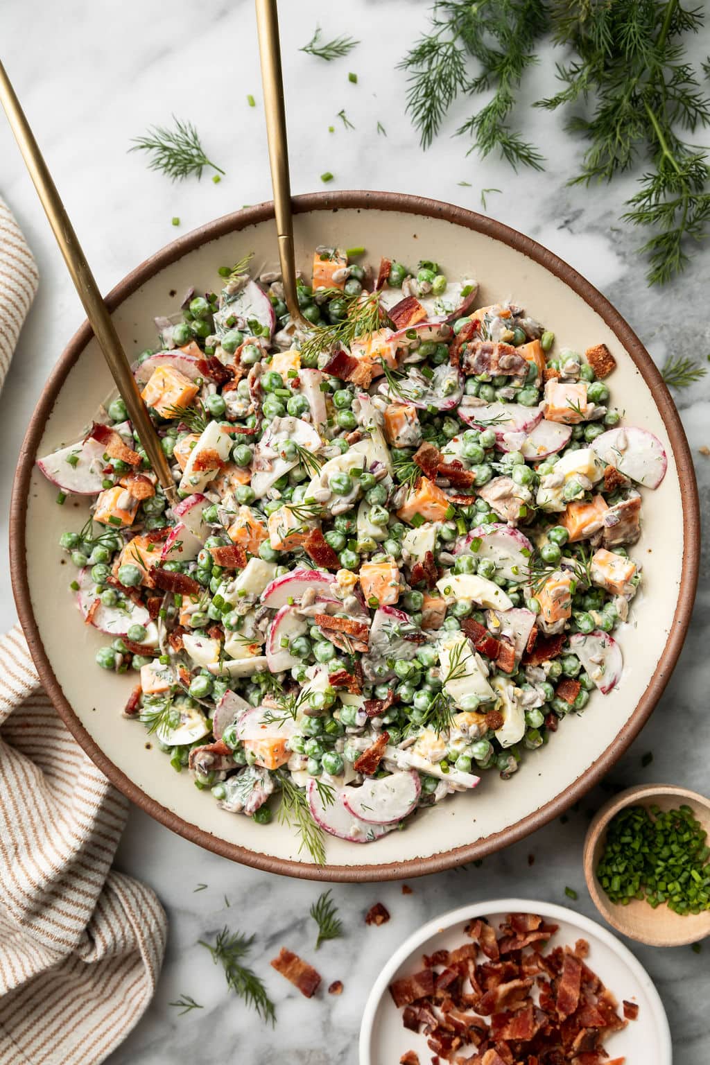 The Creamy Pea Salad Recipe You Remember From Your Childhood