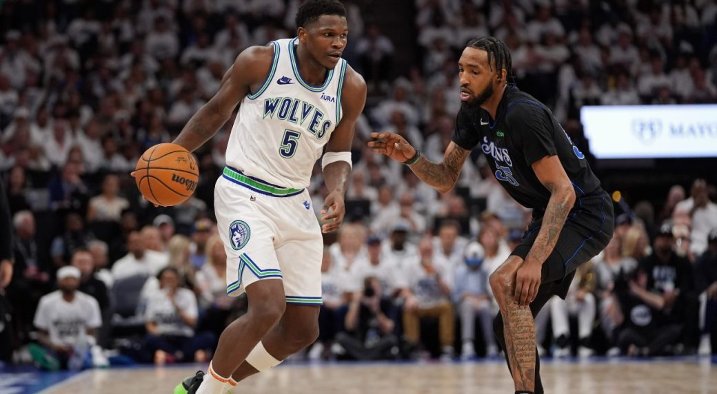 Timberwolves' Anthony Edwards struggling to get going in Western Conference Finals