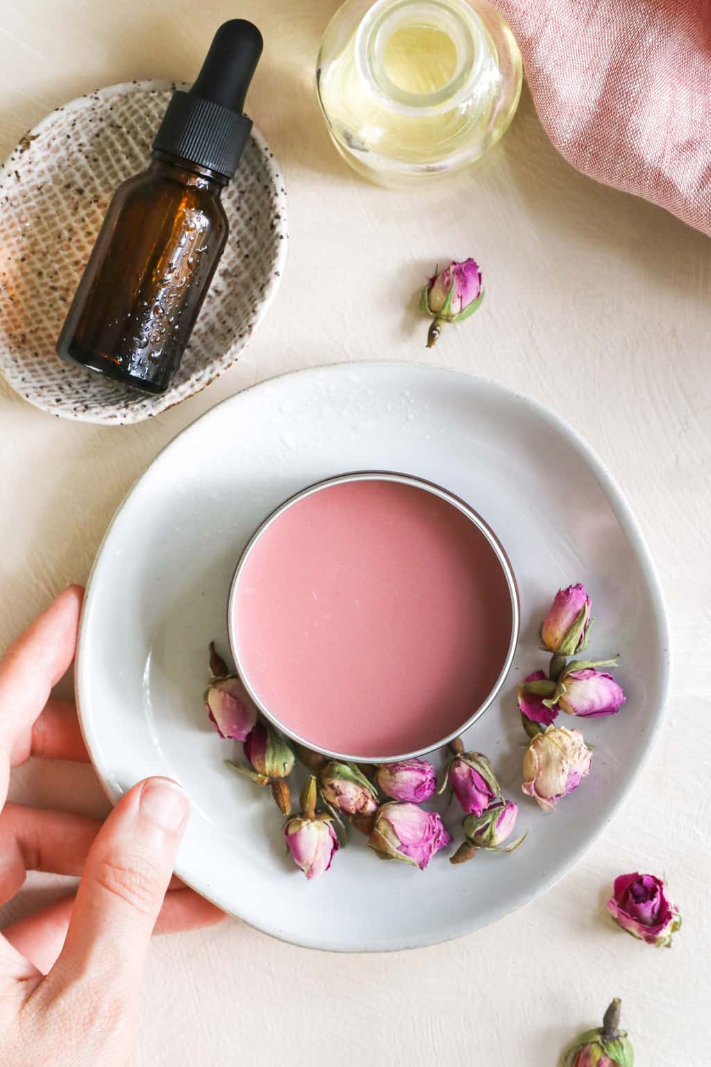 DIY 5-Ingredient Rose Salve for Skin and Hair