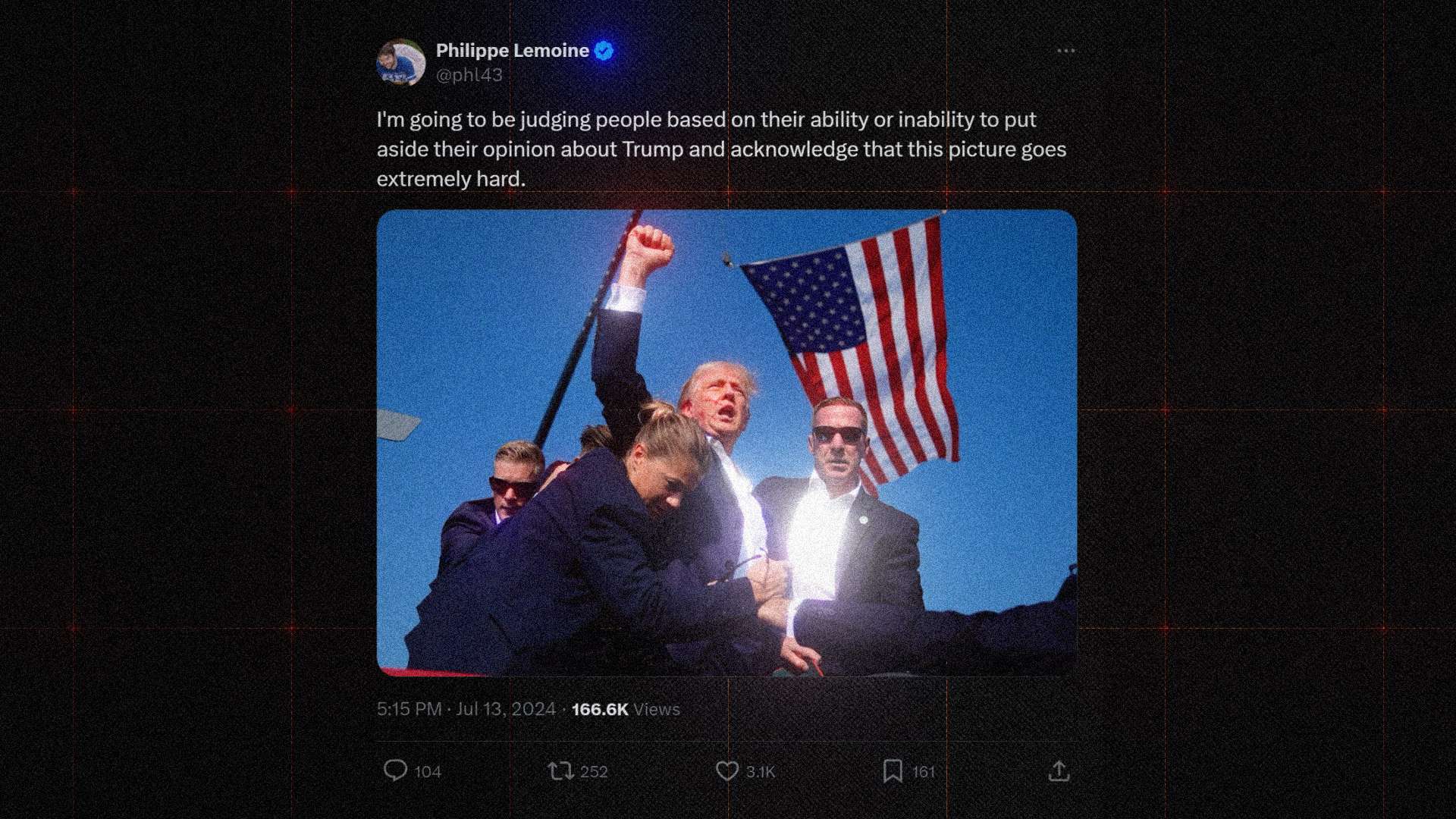 The defiant Trump image that made critics join the cult