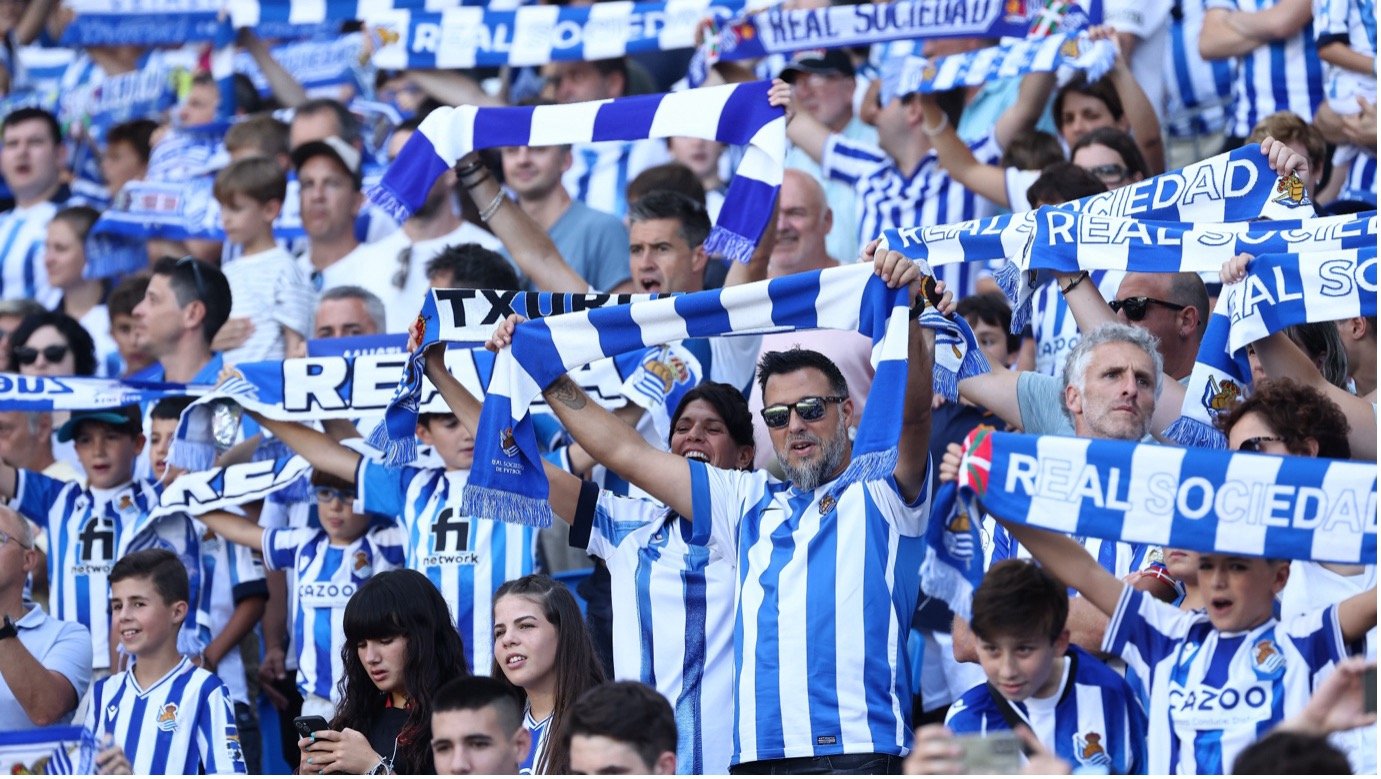 Real Sociedad fans.