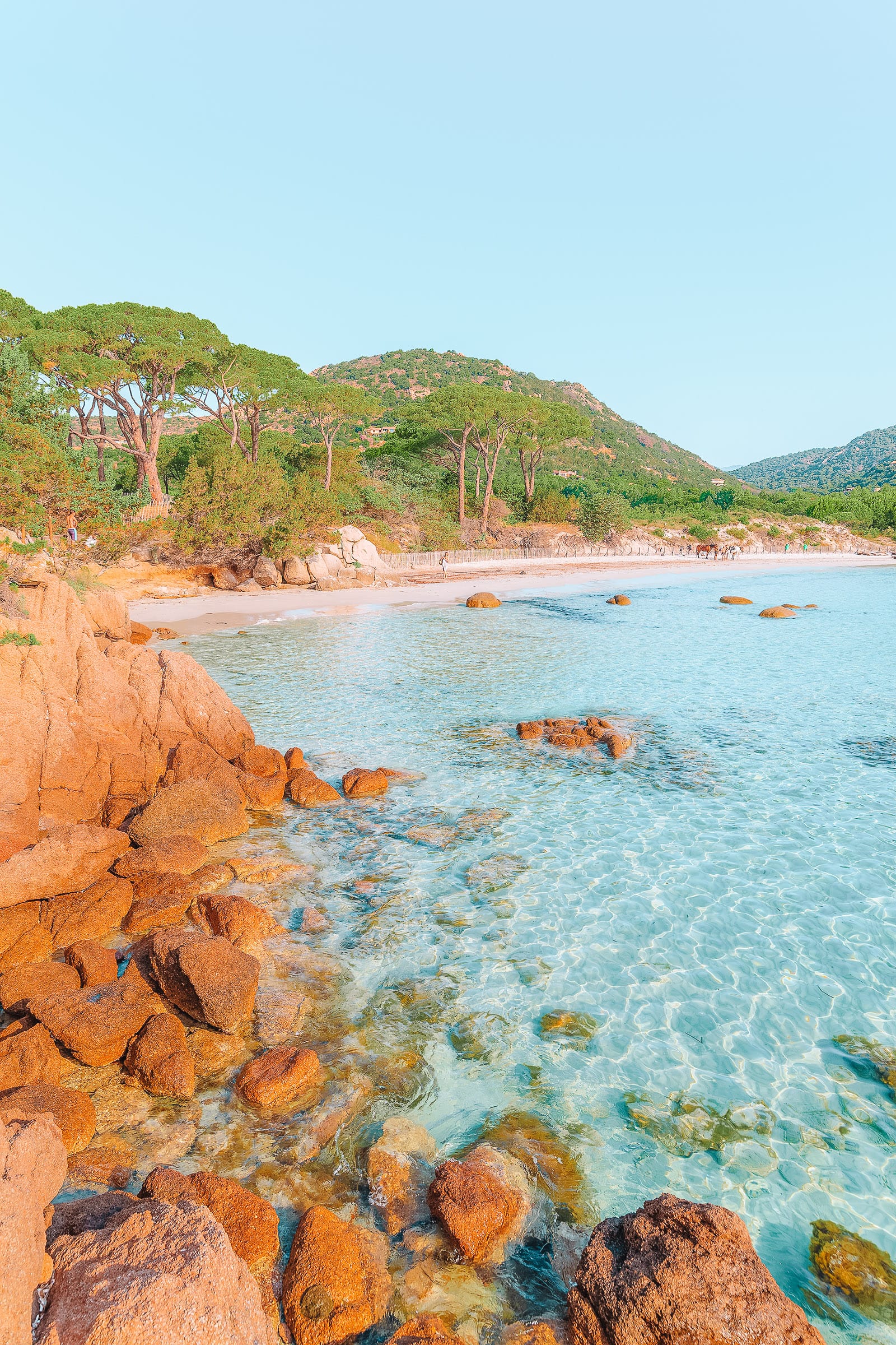 Best places in Corsica to visit Palombaggia beach