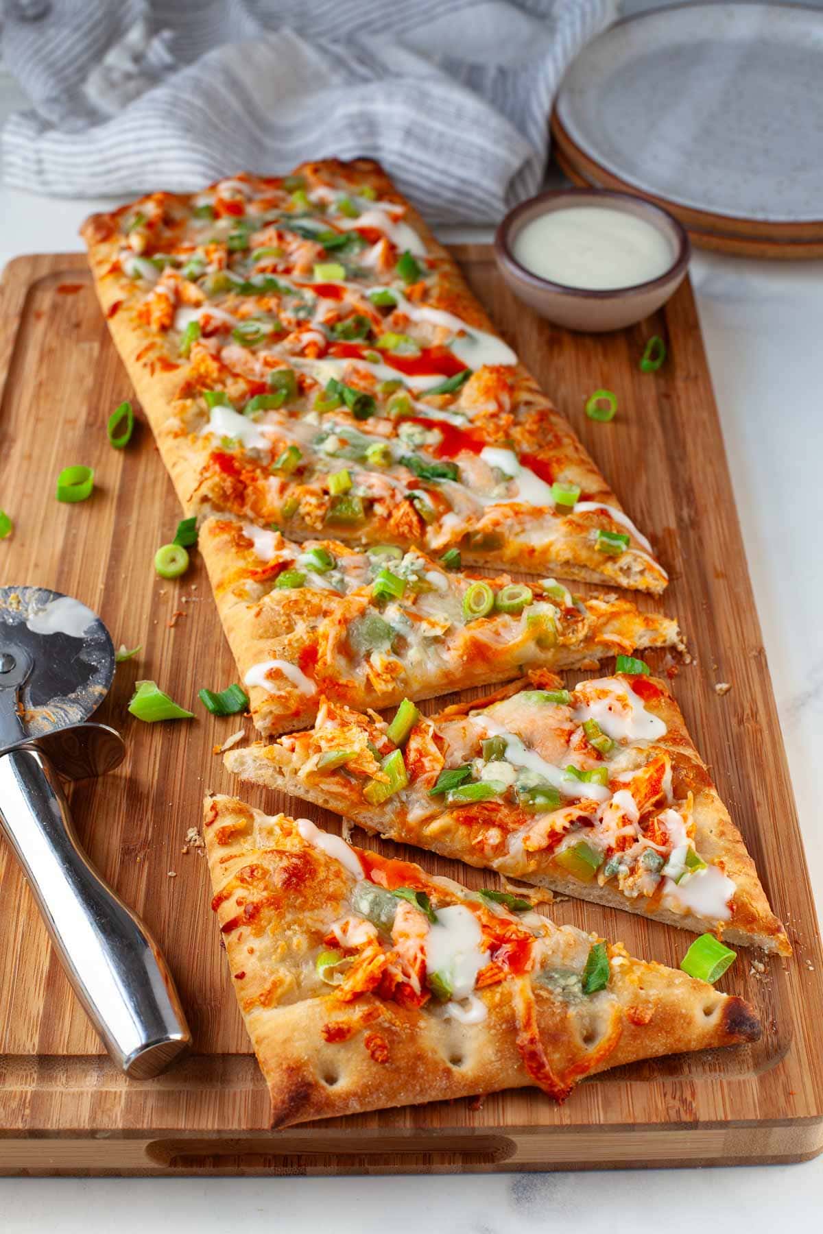 Buffalo Chicken Flatbread