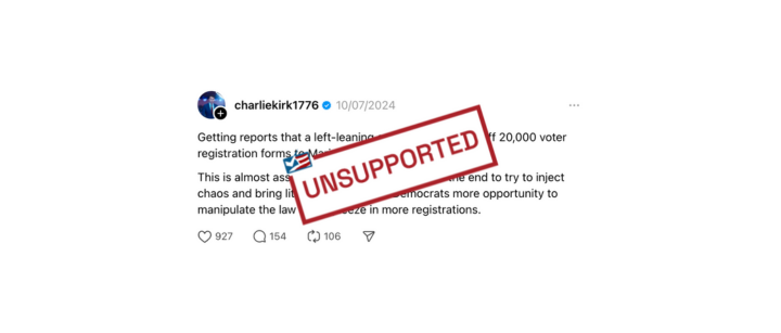 Post Misrepresents Impact of Voter Registrations Delivered to Maricopa County - FactCheck.org