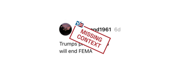 Posts Make Misleading Claims About FEMA’s Future Under Trump - FactCheck.org