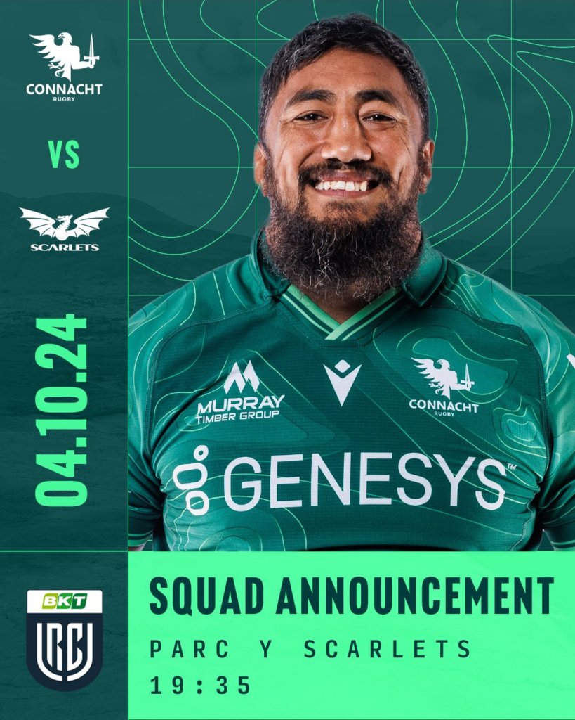 Scarlets vs Connacht Rugby Preview - Aki, Hansen & Cordero start
