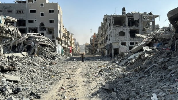 Some 100,000 residents trapped in Israel's north Gaza assault, Palestinians say | CBC News