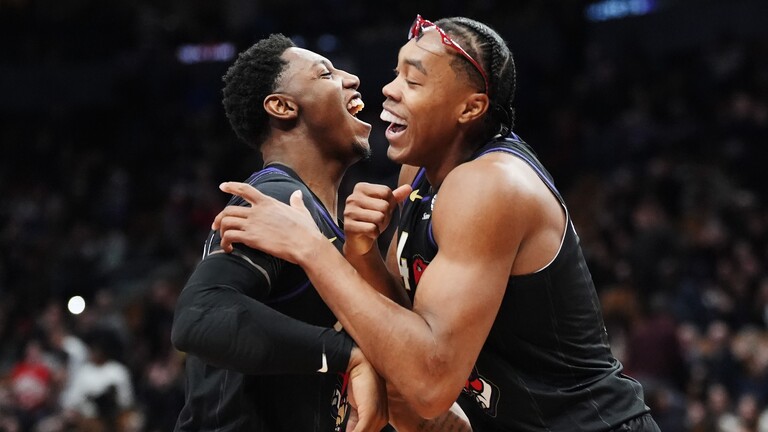 He may not be Magic, but Raptors' Barnes flashes potential as oversized guard