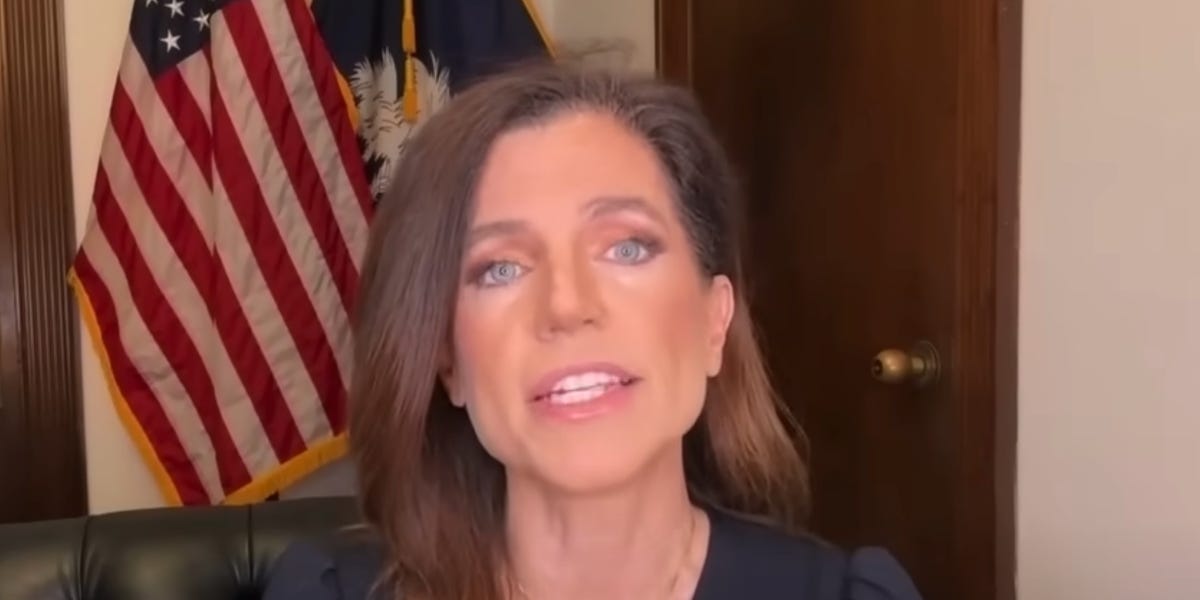 Nancy Mace Continues Obsessing Over Colleague's Genitals, Not Understanding How Bathrooms Work