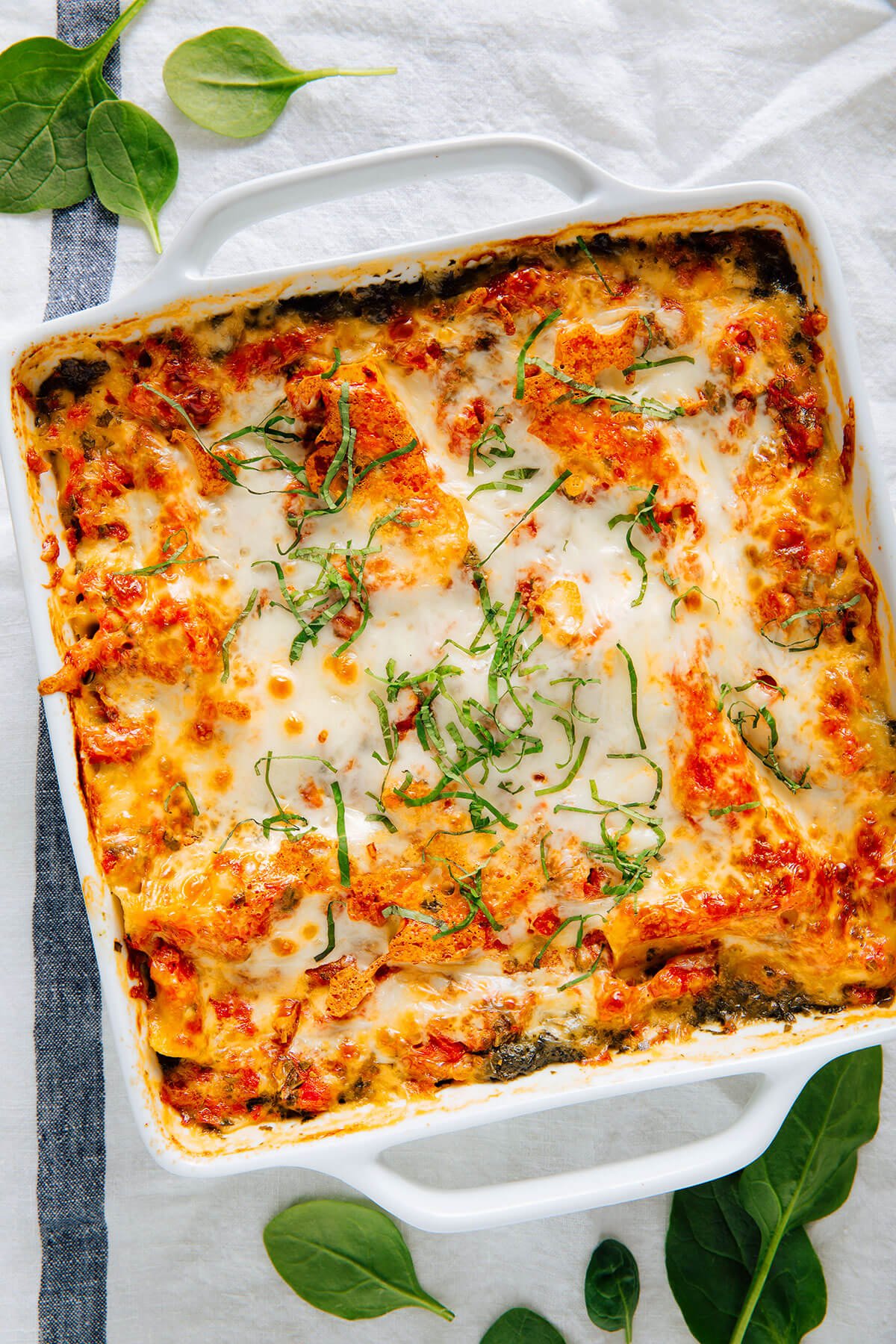 spinach lasagna recipe