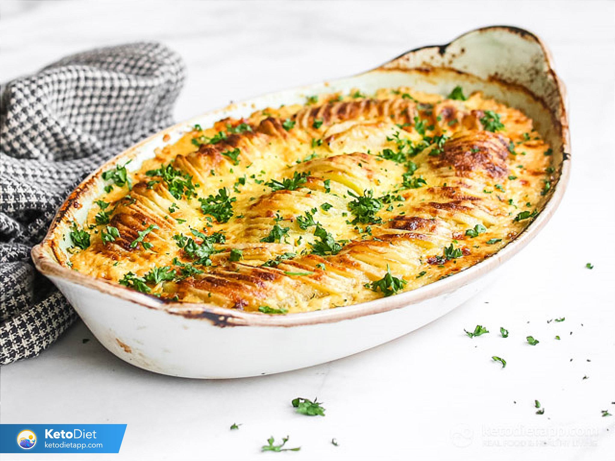 The Best Low-Carb Scalloped "Potatoes" | KetoDiet Blog