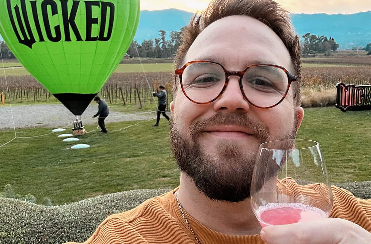 JoBlo Celebrates Wicked's NYE home release in Napa with Jon M. Chu!
