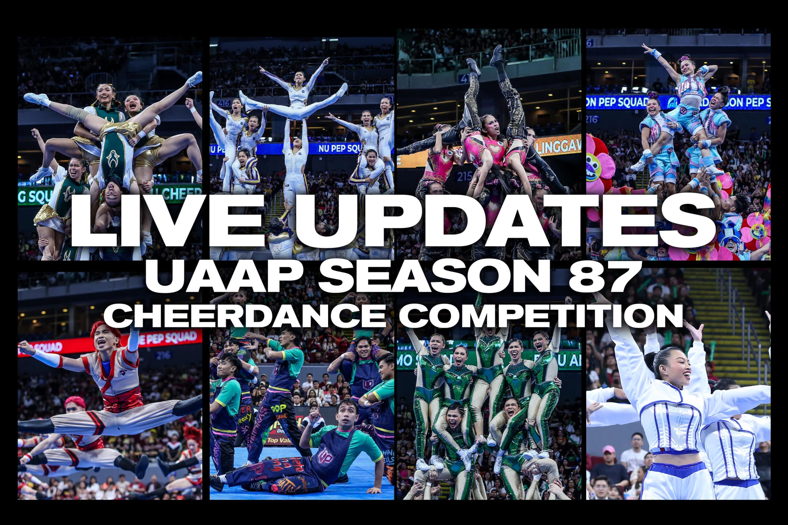 RESULTS: UAAP Cheerdance Competition 2024