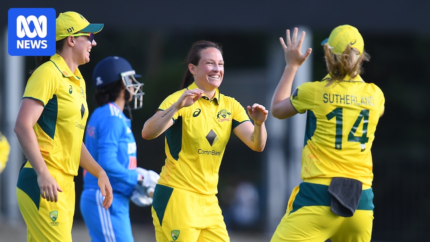 Schutt's five-wicket haul sets up victory for Australia as India crumble to 12-year low