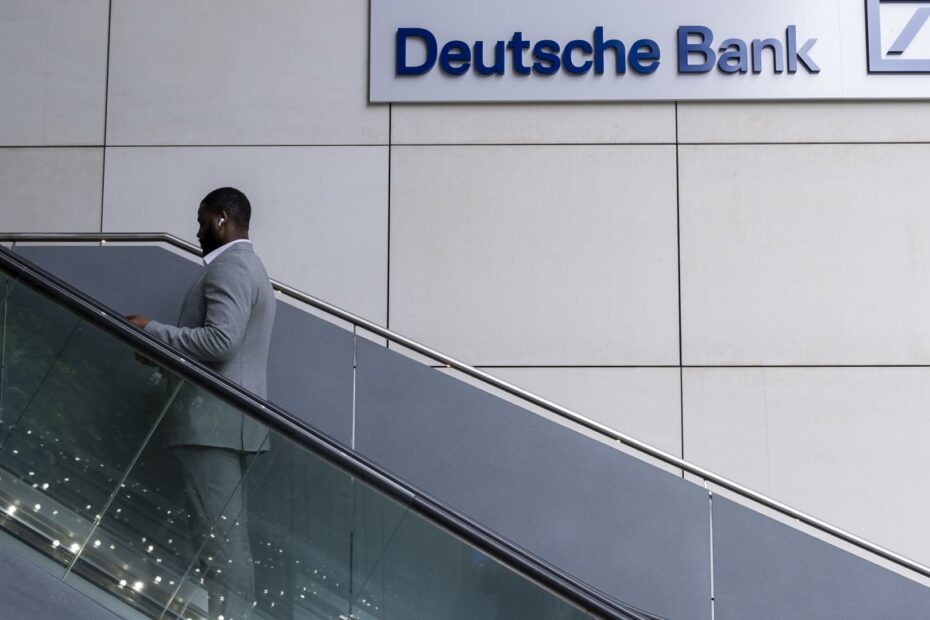 Deutsche Bank shares drop after quarterly profit falls, cost target scrapped