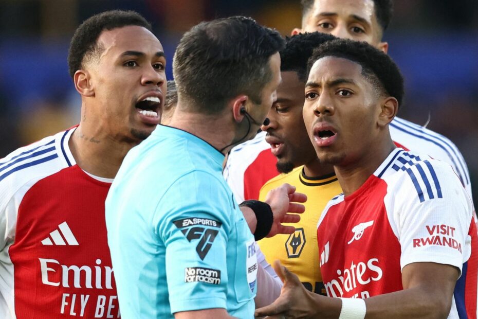 Five issues with Myles Lewis-Skelly's red card in Arsenal's win at Wolves - Premier League hits and misses