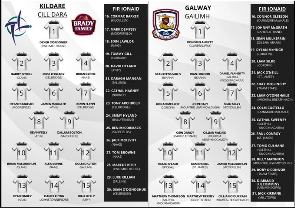 Galway beat Kildare by 7pts in Senior Football Challenge match