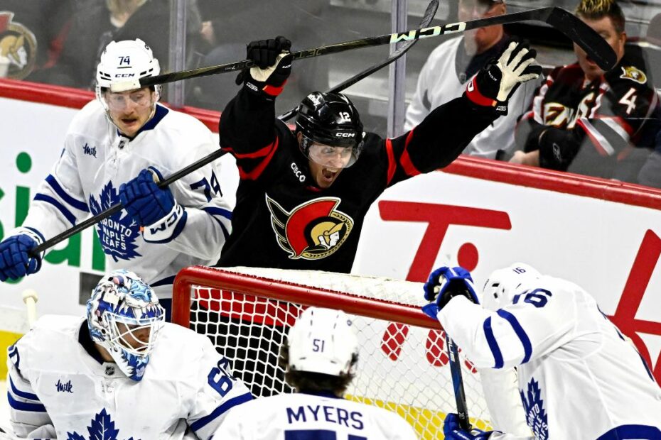 Pinto's newfound confidence helps Senators win spirited Battle of Ontario