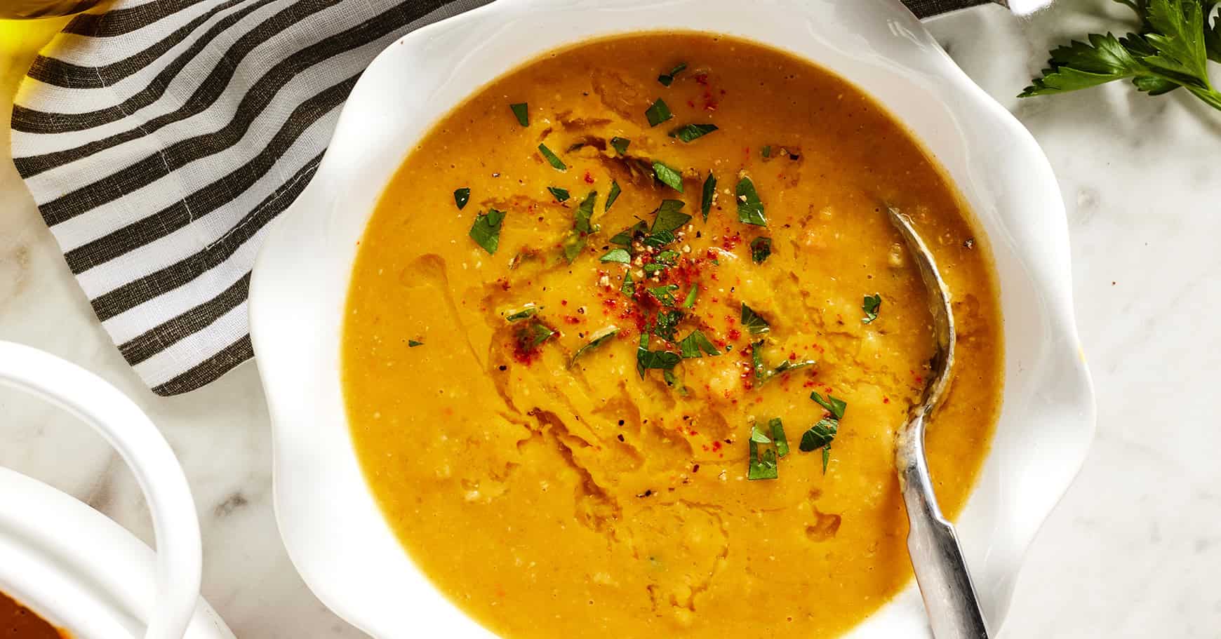 This bright, cozy soup is perfect for cold winter days