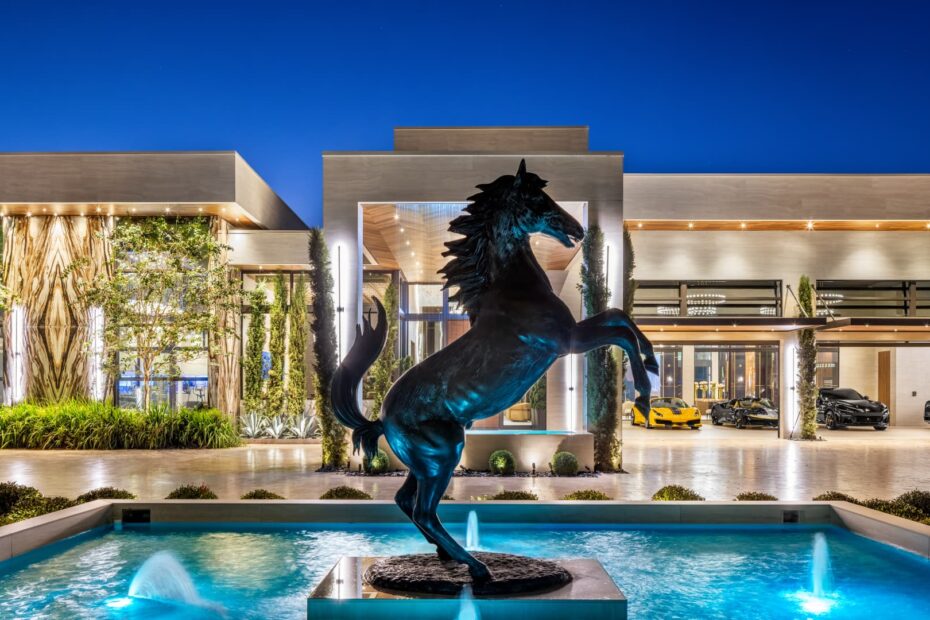 A $50 million Ferrari-inspired mansion just broke a local record in Delray Beach, Florida. Take a look inside
