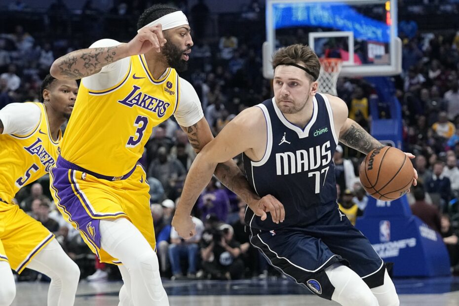 Luka Doncic Mavericks trade Lakers Anthony Davis NBA