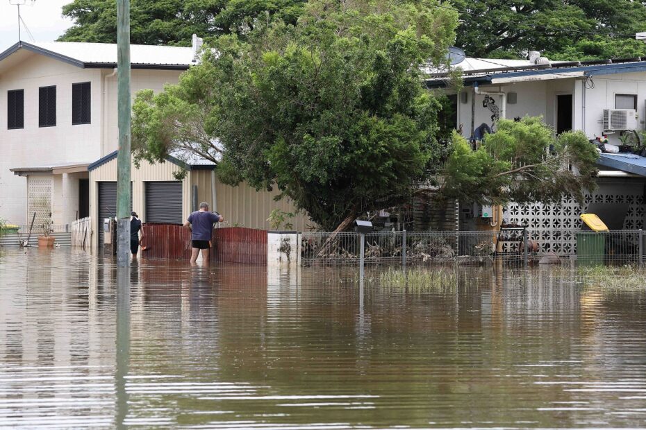 Flooding in Ingham in Queensland, Wednesday, February 5 (Image: AAP/Adam Head)