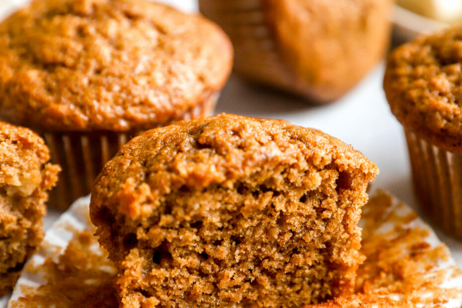 Banana Gingerbread Muffins - Peanut Butter Fingers