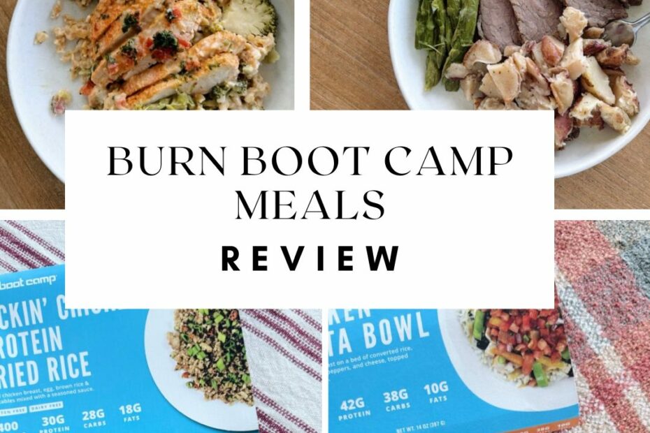 burn boot camp meals review