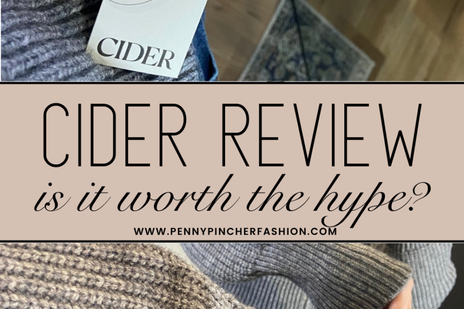 CIDER CLOTHING: My Honest Review and What to Know Before Purchasing - Penny Pincher Fashion Blog