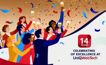 Celebrating 14 Years of Excellence at UniqWebTech: -