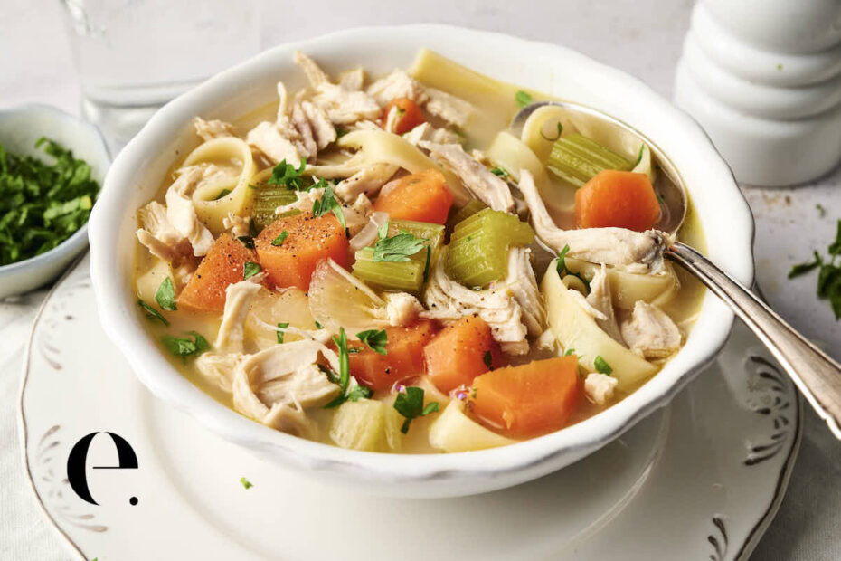 Homemade Chicken Noodle Soup | Elizabeth Rider
