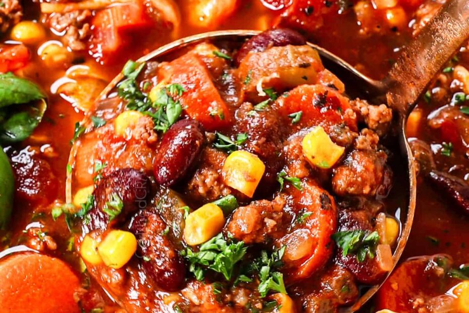 Homemade Vegetable Beef Soup