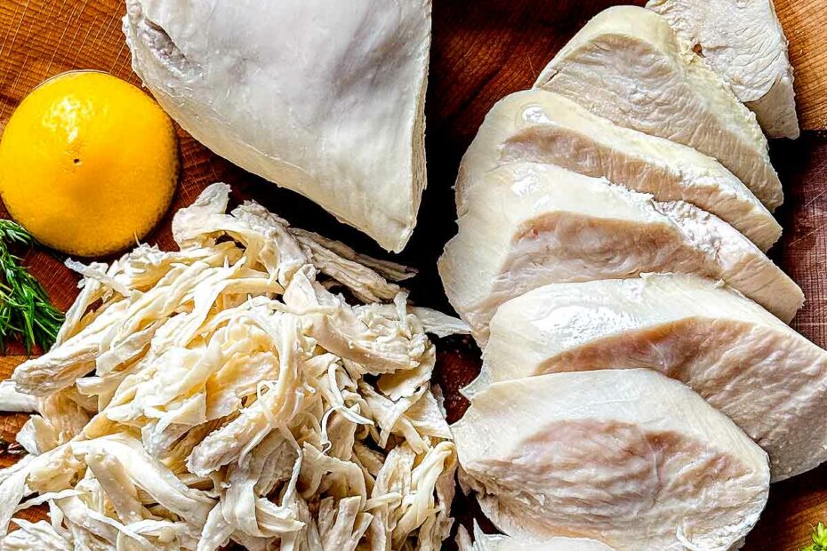 How to Make Poached Chicken foodiecrush.com