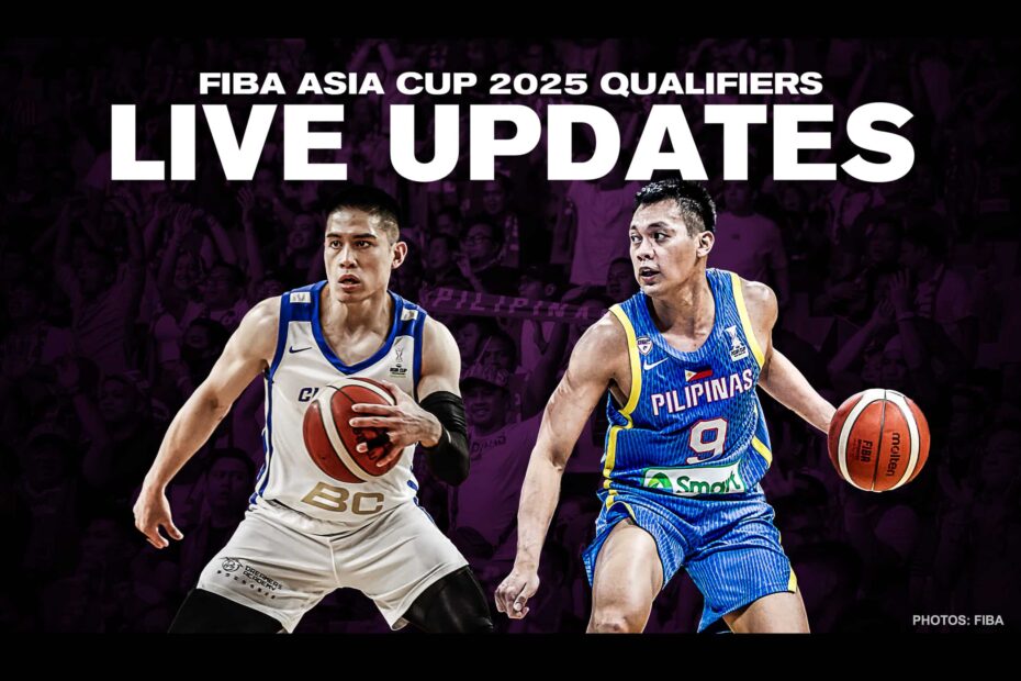 LIVE: Gilas Pilipinas vs Chinese Taipei at Fiba Asia Cup Qualifiers