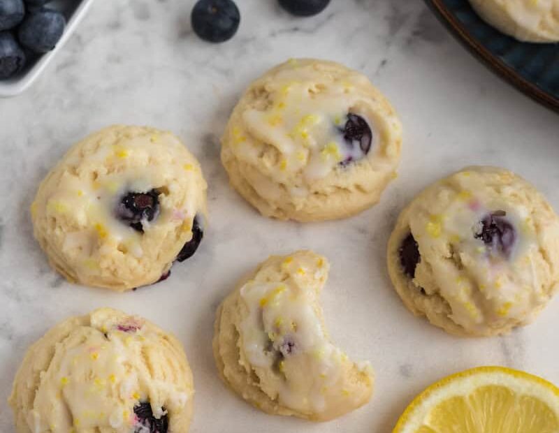 lemon blueberry cookies
