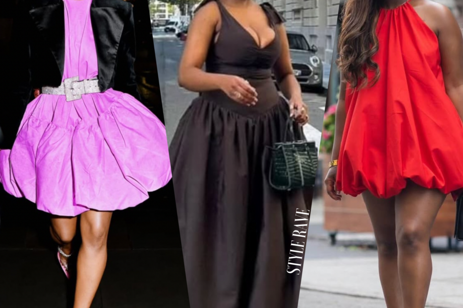 bubble hem dressed women