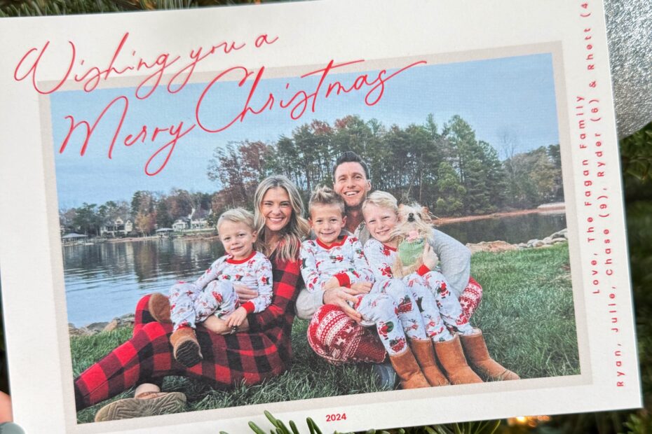 christmas card fagan family