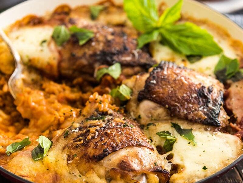 One Pot Chicken and Rice Casserole