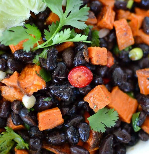 Black Bean & Sweet Potato Salad Elizabeth Rider-600