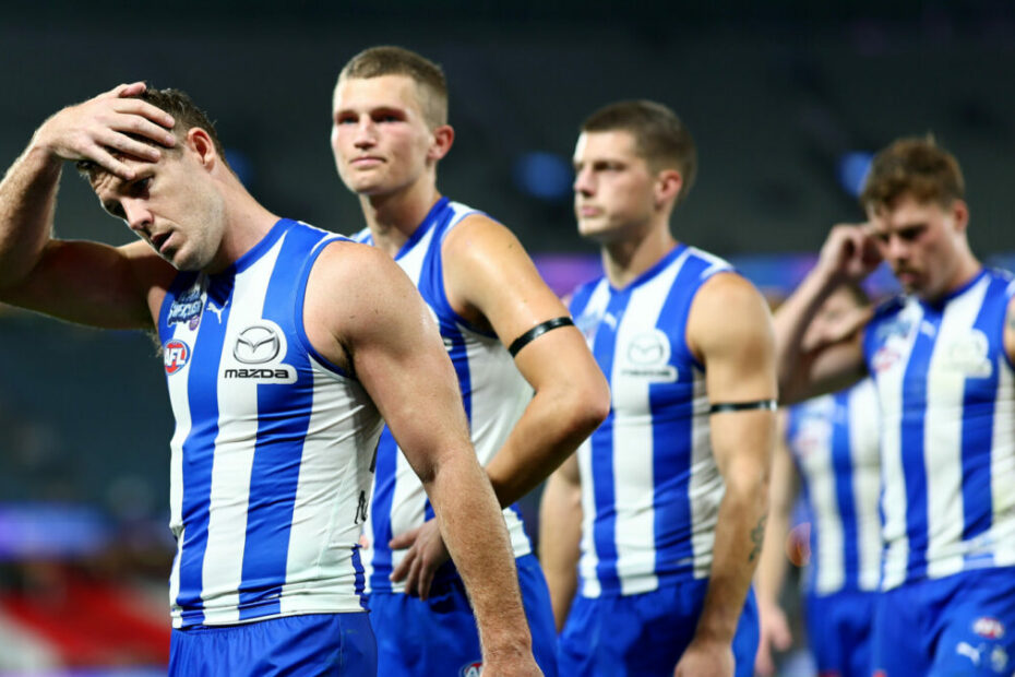 Footy Fix: North just let the BLUES kick 24 goals on them. This might be rock bottom