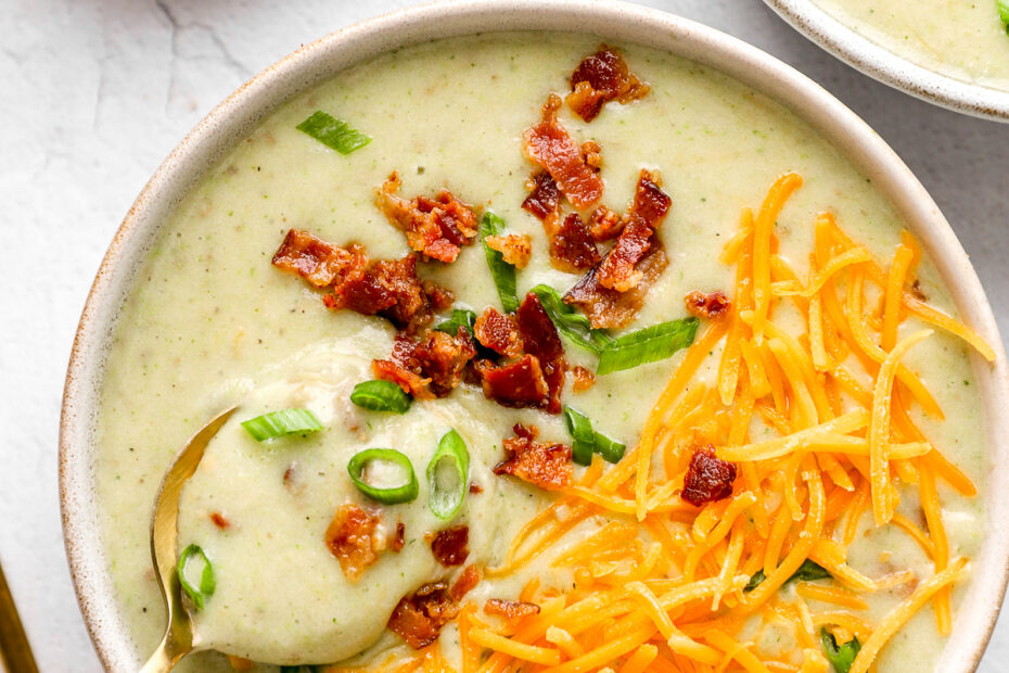 high protein broccoli cheddar soup