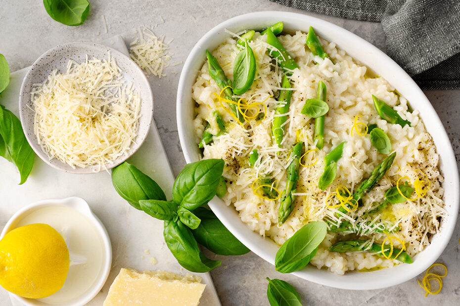 Lemon Asparagus Risotto