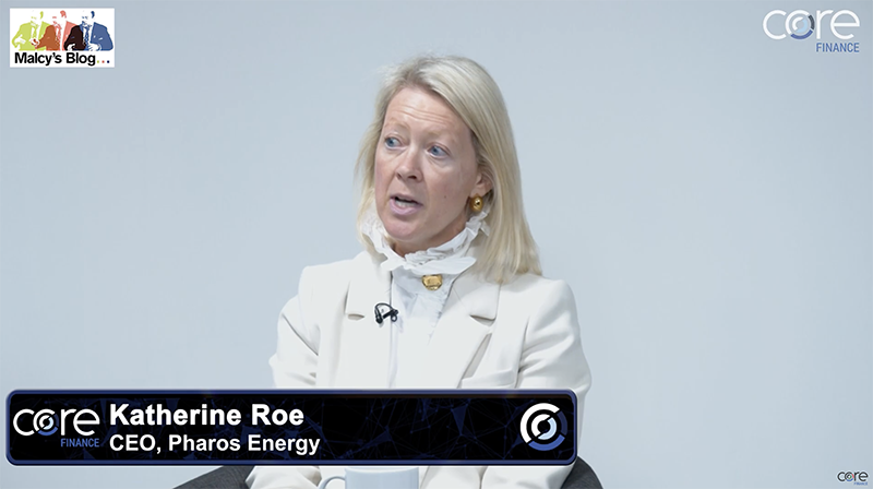 Malcy's Blog: Core Finance CEO Interview: Katherine Roe of Pharos Energy