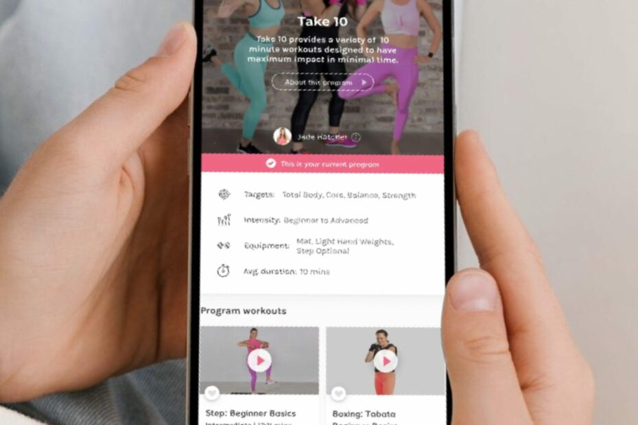 Our 'Take 10' Workouts are designed for busy mums!