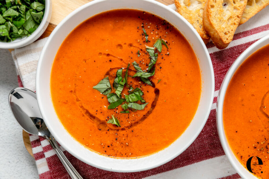Roasted Red Pepper & Tomato Soup