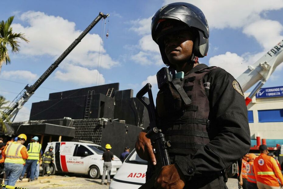 Roof collapse at Dominican club kills at least 124 as officials scramble to identify victims