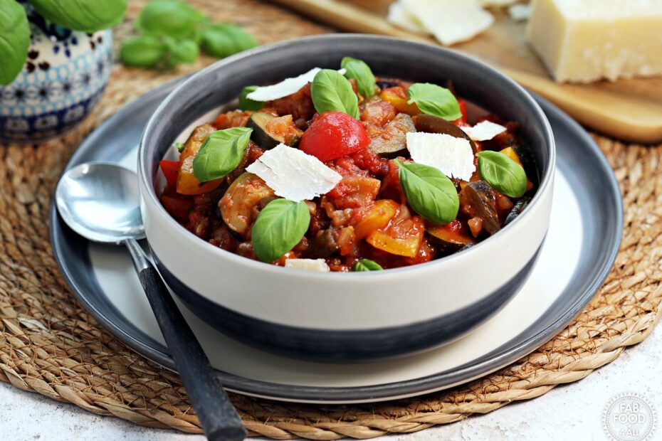 Simple Ratatouille Recipe Pinterest Image